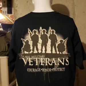 Vintage Military Men's T-shirt Veterans